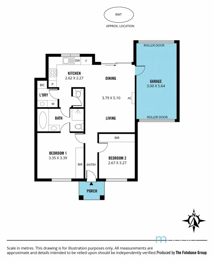 Floorplan of Homely unit listing, 2/22 Venning Street, Morphett Vale SA 5162