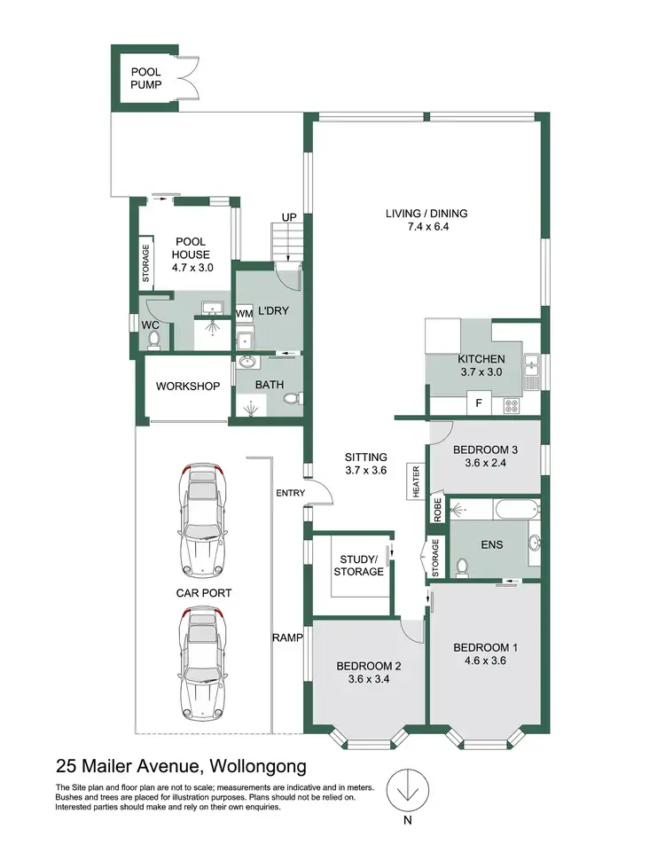 Floorplan of Homely house listing, 25 Mailer Avenue, Wollongong NSW 2500