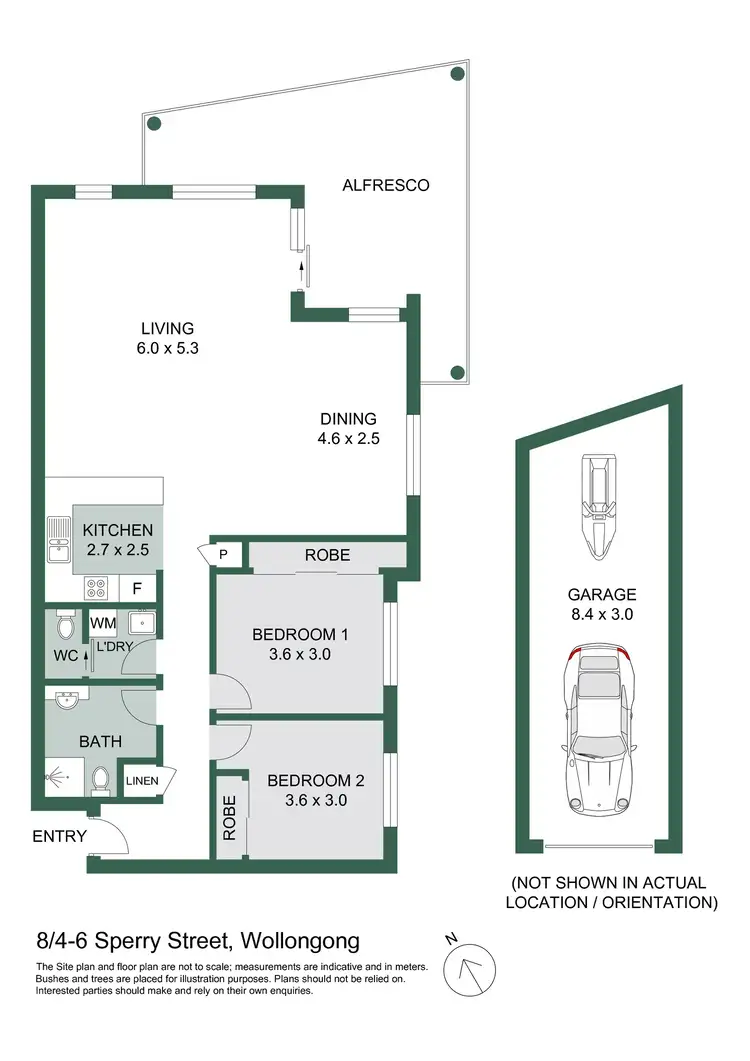 Floorplan of Homely apartment listing, 8/4-6 Sperry Street, Wollongong NSW 2500