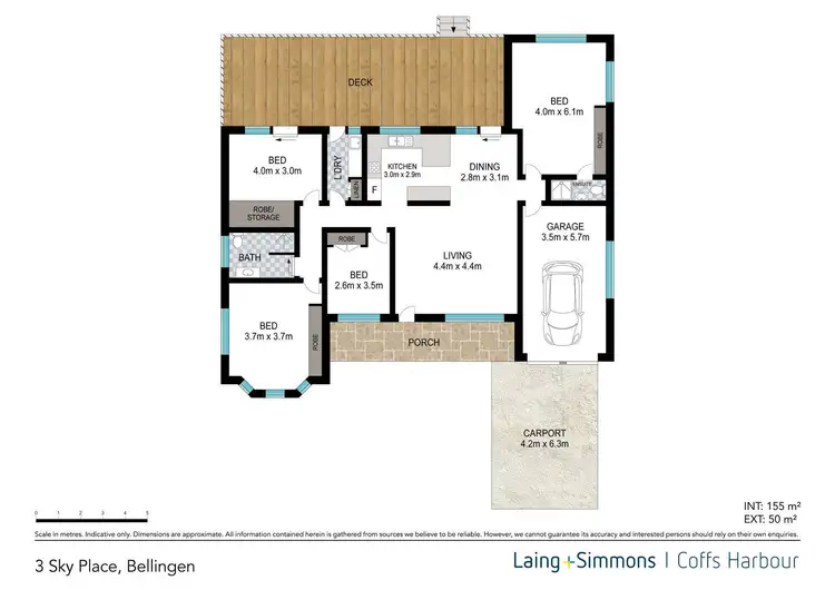 Floorplan of Homely house listing, 3 Sky Place, Bellingen NSW 2454