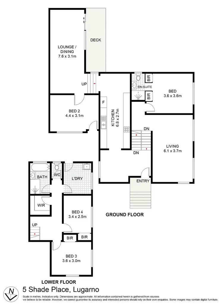 Floorplan of Homely house listing, 5 Shade Place, Lugarno NSW 2210