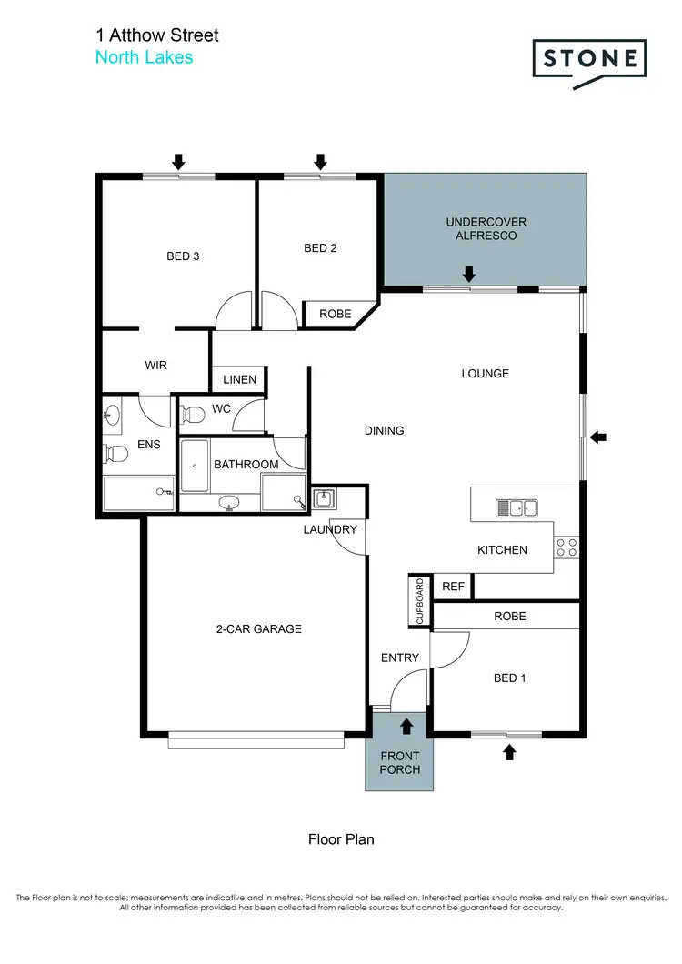 Floorplan of Homely house listing, 2/1 Atthow Street, North Lakes QLD 4509