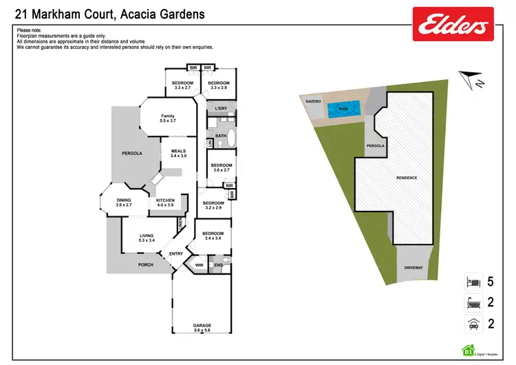 Floorplan of Homely house listing, 21 Markham Court, Acacia Gardens NSW 2763