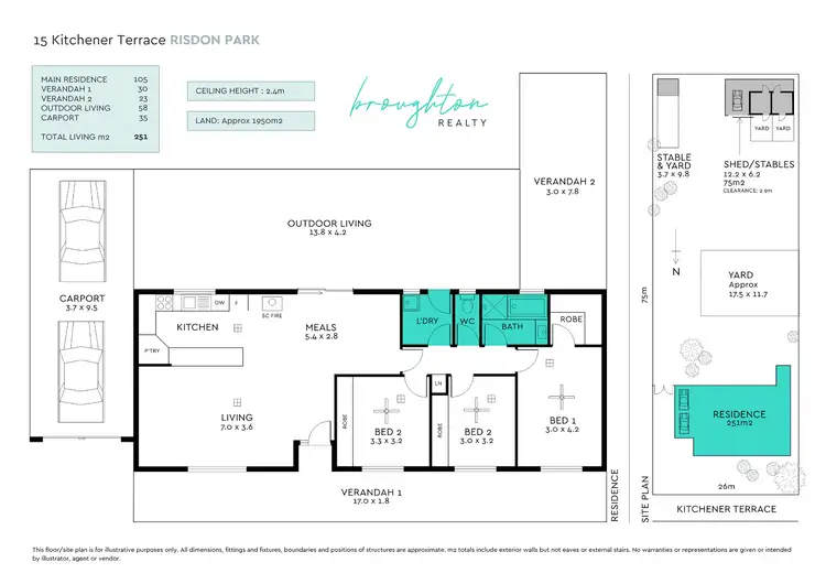 Floorplan of Homely house listing, 15 Kitchener Terrace, Risdon Park SA 5540