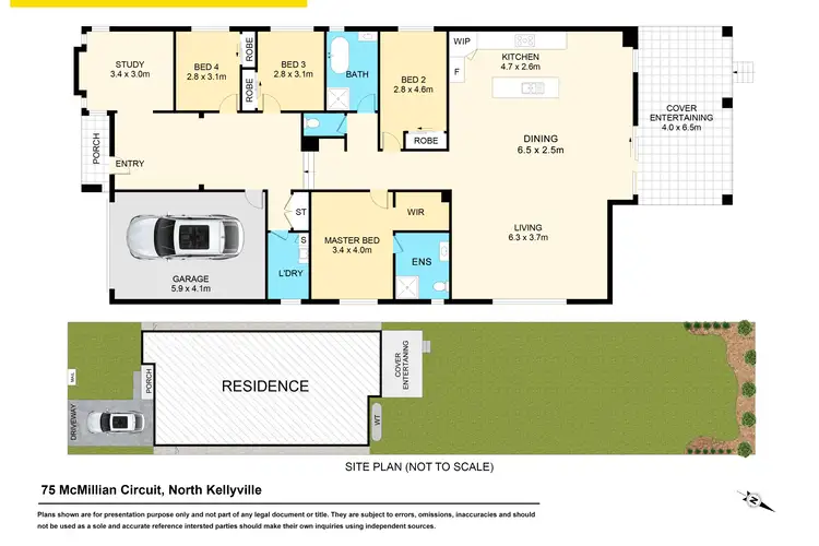 Floorplan of Homely house listing, 75 McMillian Circuit, North Kellyville NSW 2155