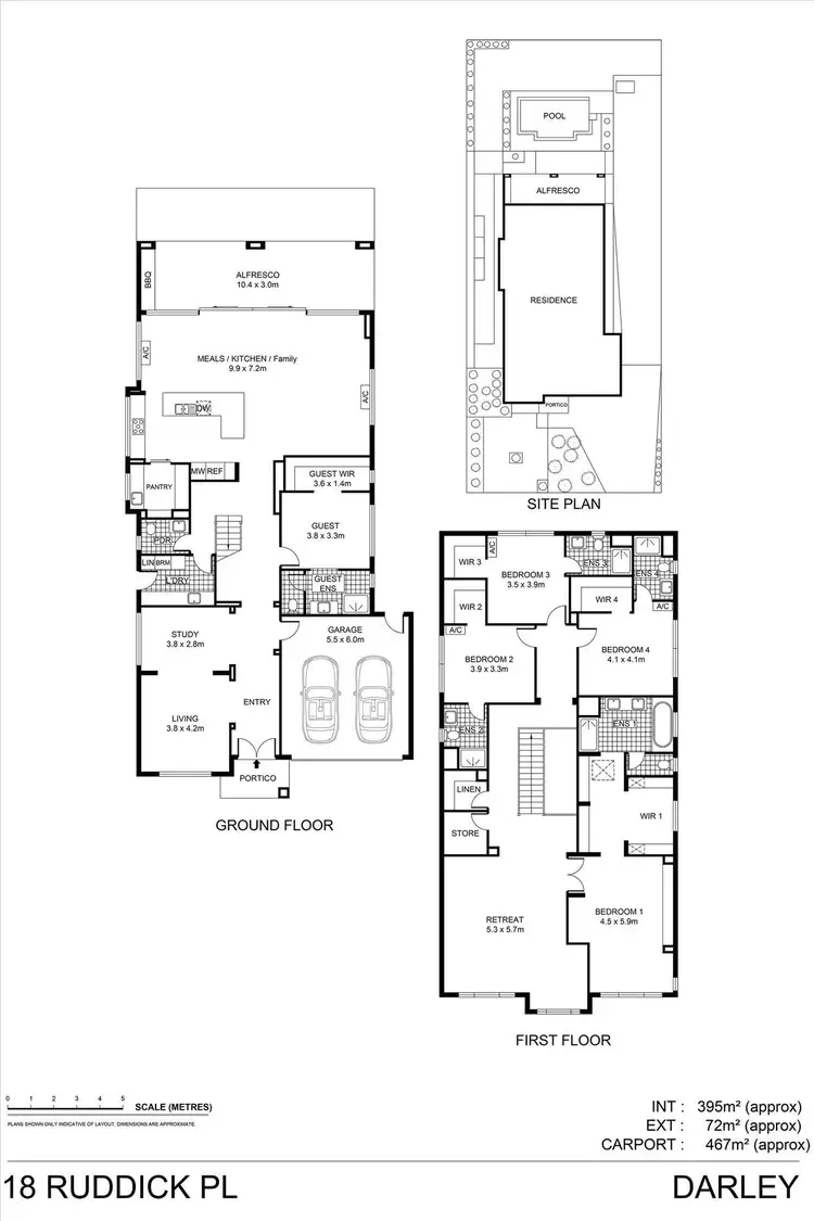 Floorplan of Homely house listing, 18 Ruddick Place, Darley VIC 3340