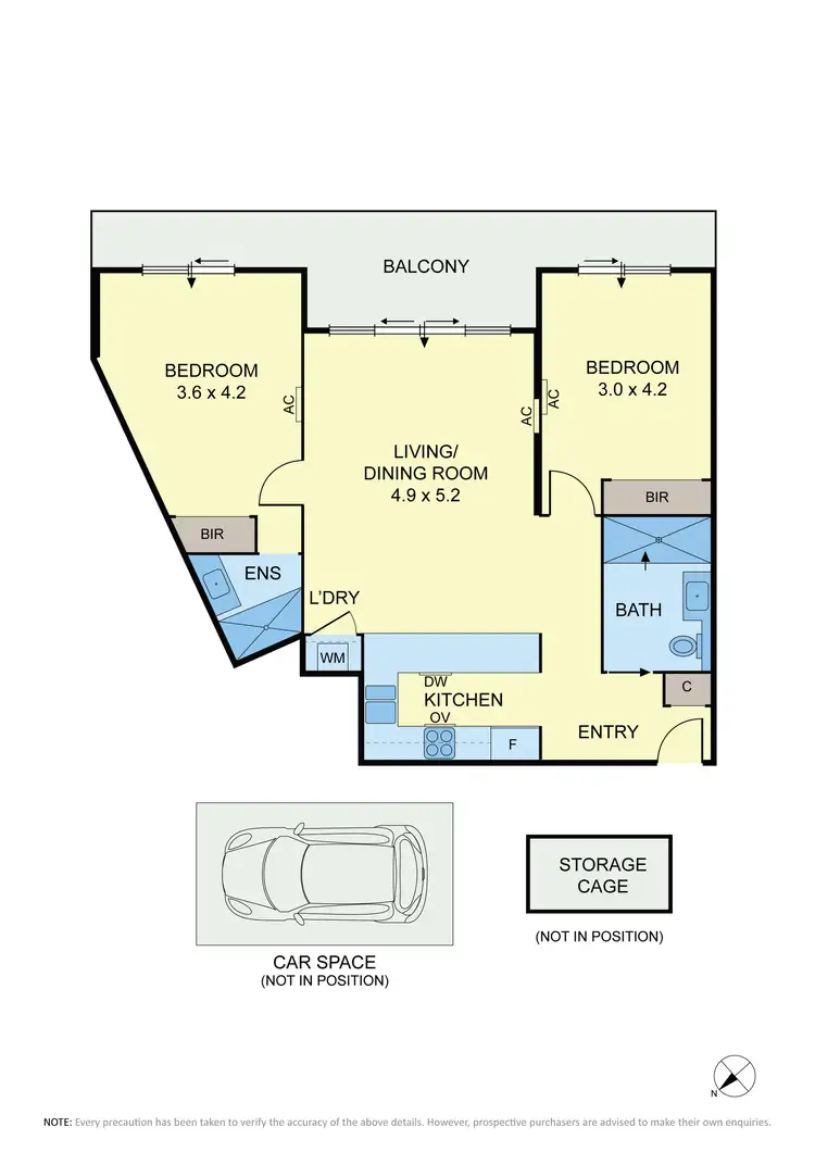 Floorplan of Homely apartment listing, 10/2 North Avenue, Strathmore VIC 3041