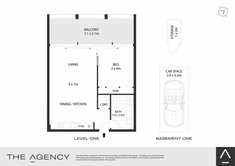 Floorplan of Homely apartment listing, 5111/6 Grove Street, Dulwich Hill NSW 2203
