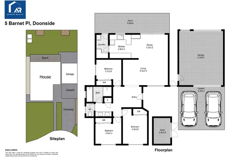 Floorplan of Homely house listing, 5 Barnet Place, Doonside NSW 2767