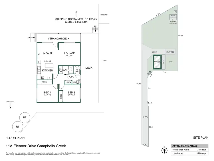 Floorplan of Homely house listing, 11a Eleanor Drive, Campbells Creek VIC 3451