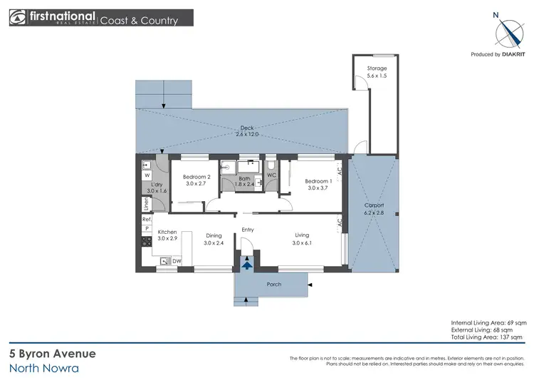 Floorplan of Homely house listing, 5 Byron Avenue, North Nowra NSW 2541