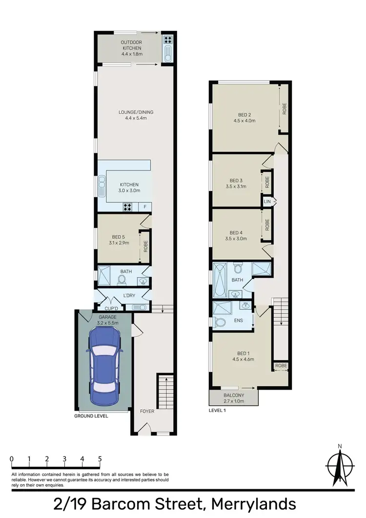 Floorplan of Homely house listing, 2/19 Barcom Street, Merrylands NSW 2160