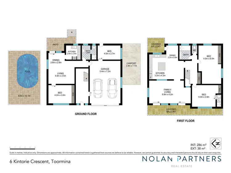 Floorplan of Homely house listing, 6 Kintorie Crescent, Toormina NSW 2452