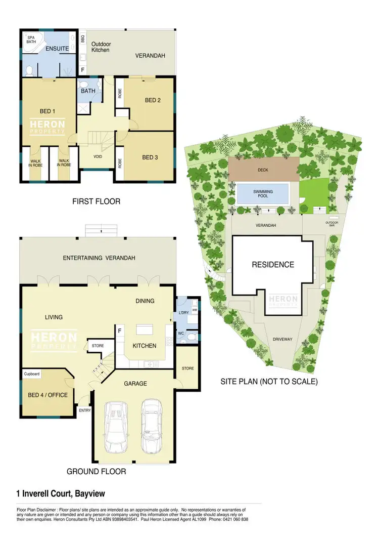 Floorplan of Homely house listing, 1 Inverell Court, Bayview NT 820