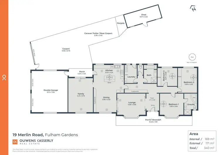 Floorplan of Homely house listing, 19 Merlin Road, Fulham Gardens SA 5024