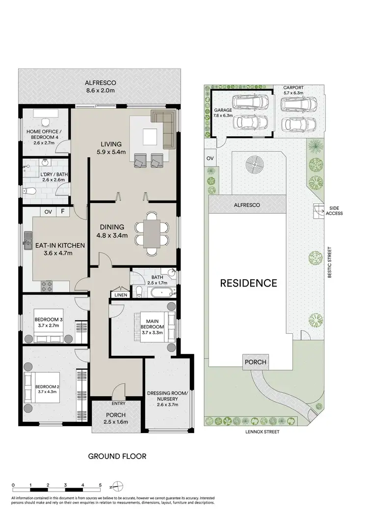 Floorplan of Homely house listing, 34 Lennox Street, Banksia NSW 2216
