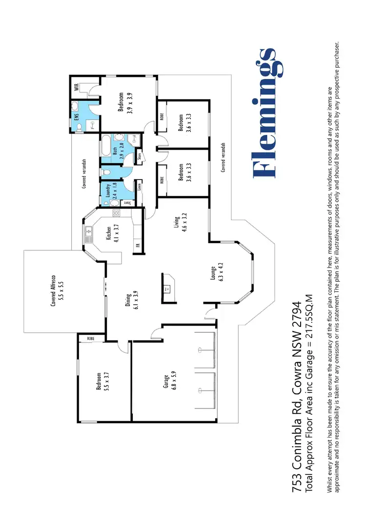Floorplan of Homely rural property listing, 753 Conimbla Road, Cowra NSW 2794