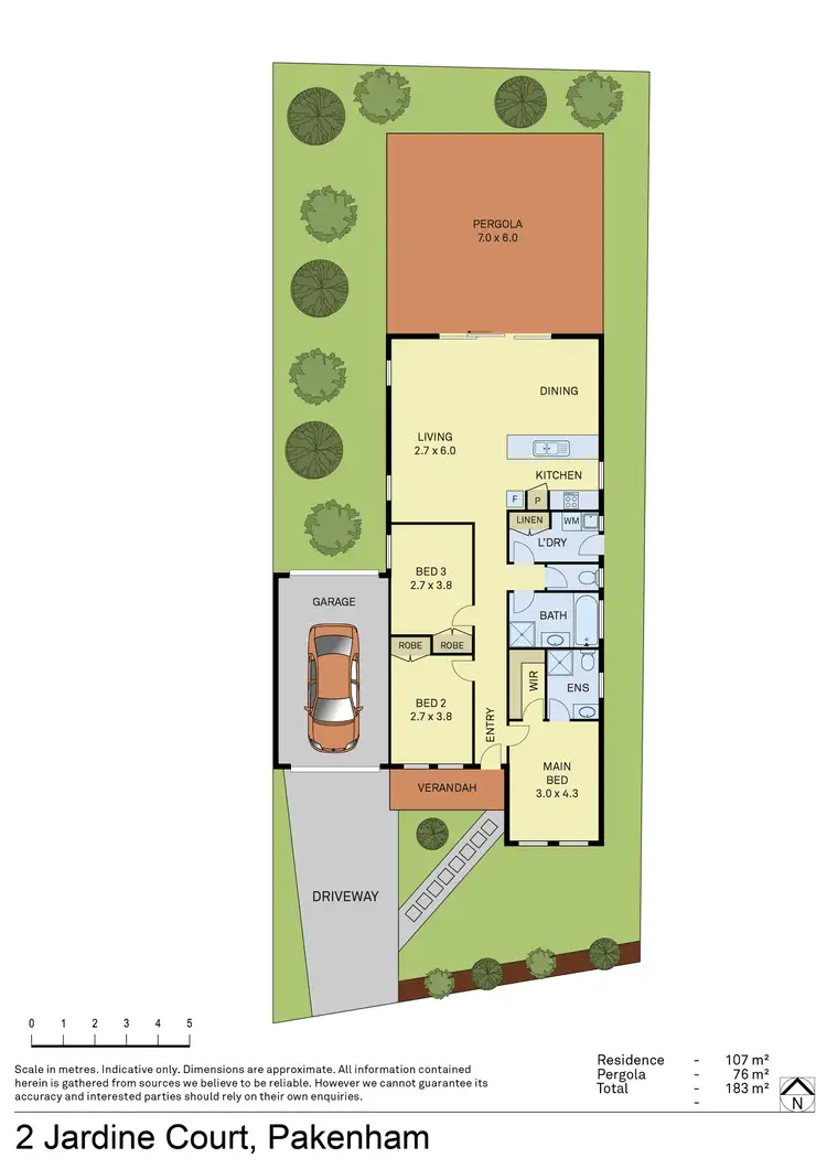 Floorplan of Homely house listing, 2 Jardine Court, Pakenham VIC 3810
