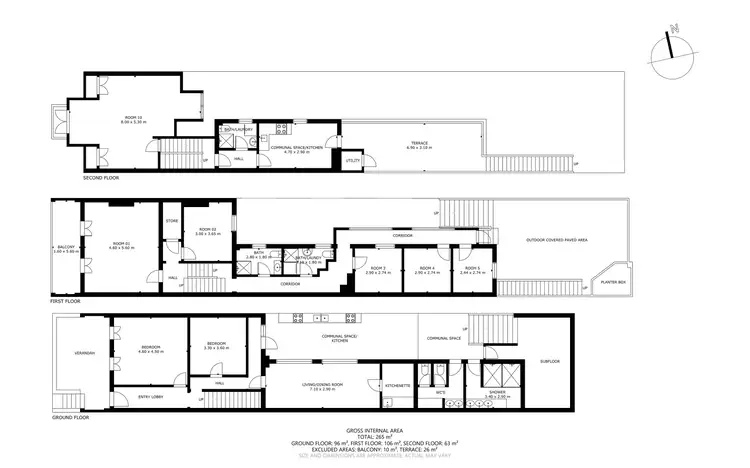 Floorplan of Homely terrace listing, 170 Victoria Street, Potts Point NSW 2011