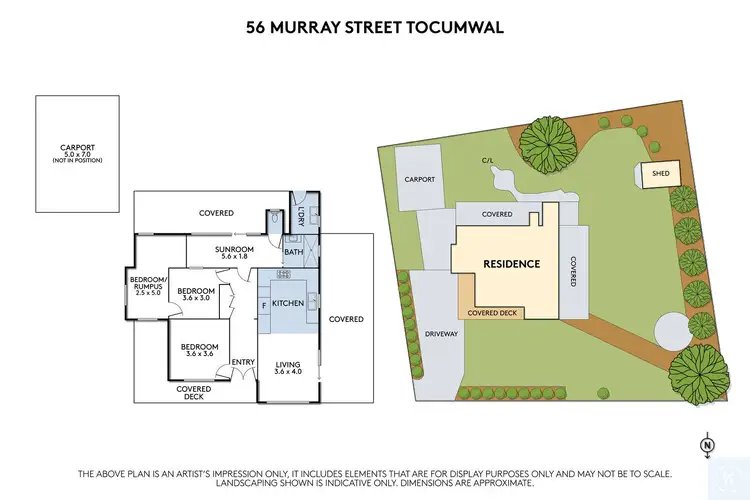 Floorplan of Homely house listing, 56 Murray Street, Tocumwal NSW 2714