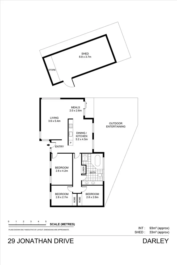 Floorplan of Homely house listing, 29 Jonathan Drive, Darley VIC 3340