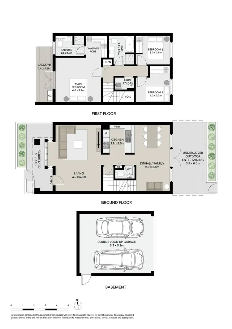 Floorplan of Homely townhouse listing, 28/15 Begonia Street, Pagewood NSW 2035