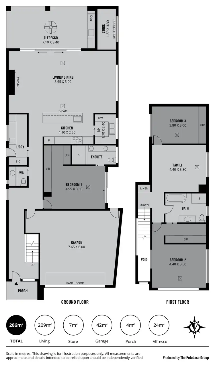 Floorplan of Homely house listing, 8A Judith Place, Grange SA 5022