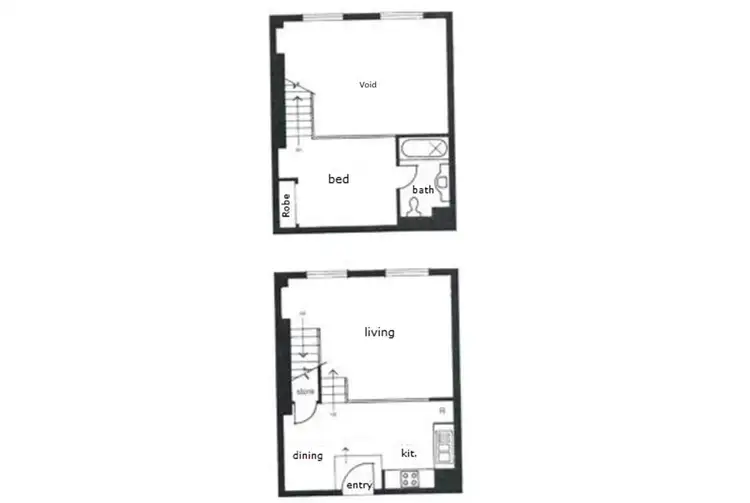 Floorplan of Homely apartment listing, 539/57 Spencer Street, Melbourne VIC 3000
