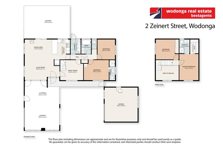 Floorplan of Homely house listing, 2 Zeinert Street, Wodonga VIC 3690