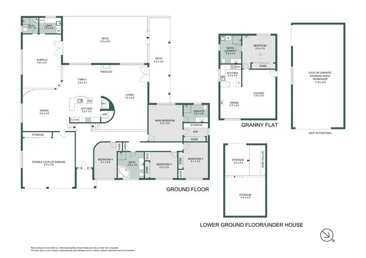 Floorplan of Homely rural property listing, 2 Dungullin Way, East Kurrajong NSW 2758