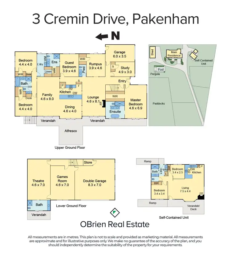Floorplan of Homely house listing, 3 Cremin Drive, Pakenham VIC 3810