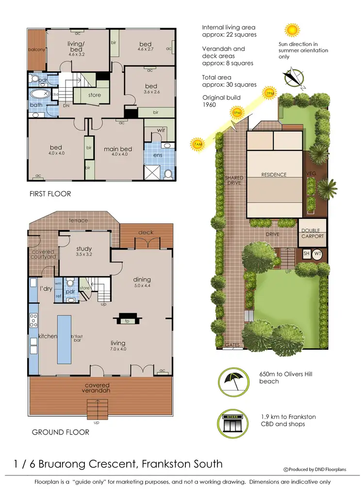 Floorplan of Homely house listing, 1/6 Bruarong Crescent, Frankston South VIC 3199
