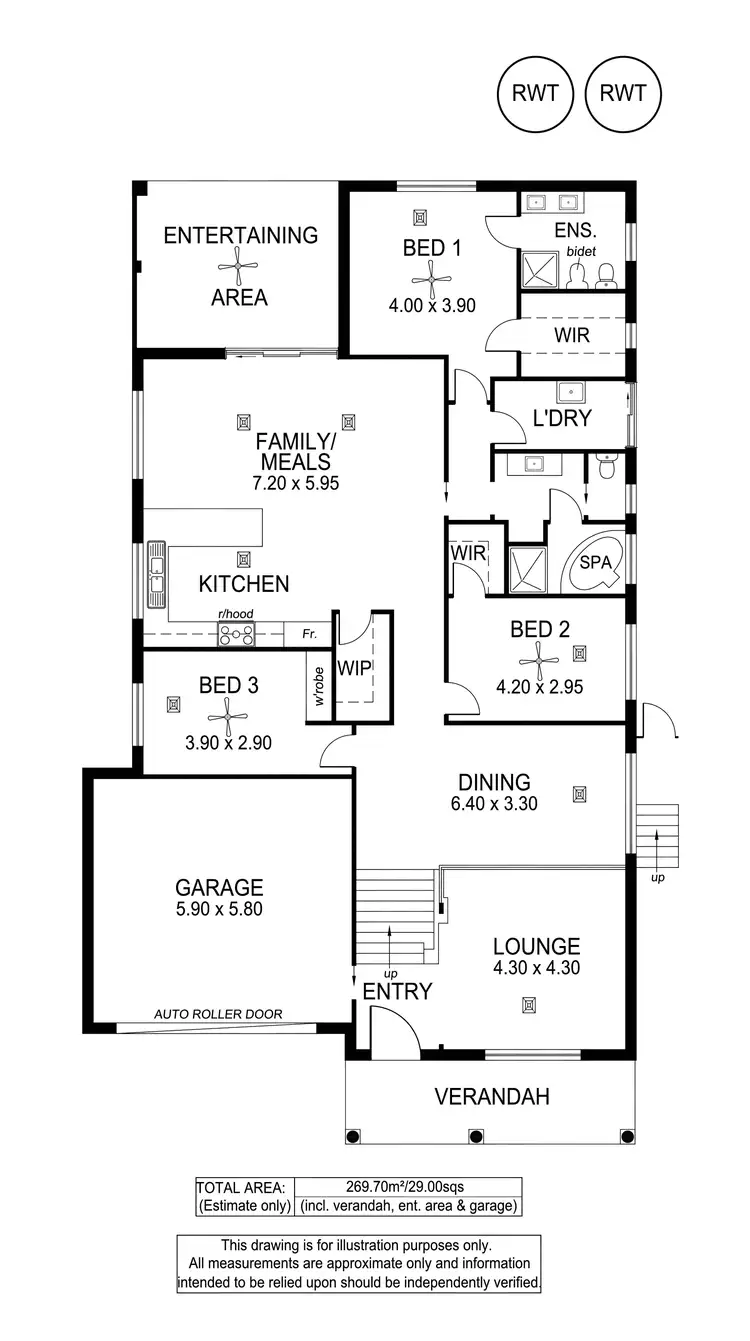 Floorplan of Homely house listing, 29 Serenity Way, Hillbank SA 5112