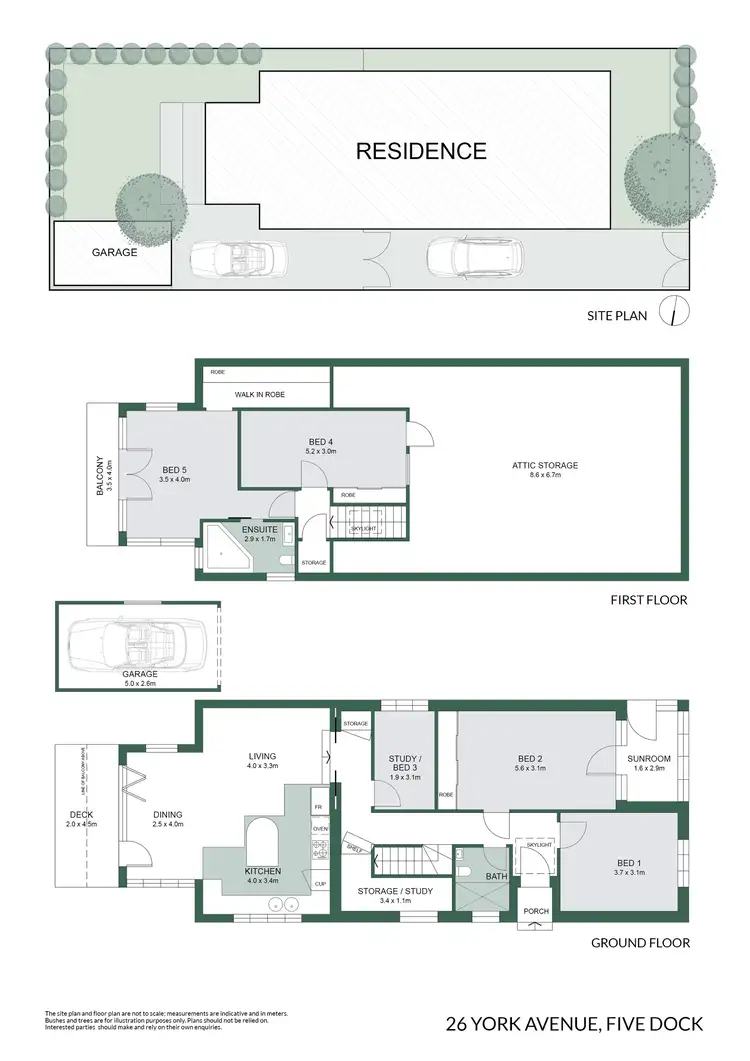 Floorplan of Homely house listing, 26 York Avenue, Five Dock NSW 2046