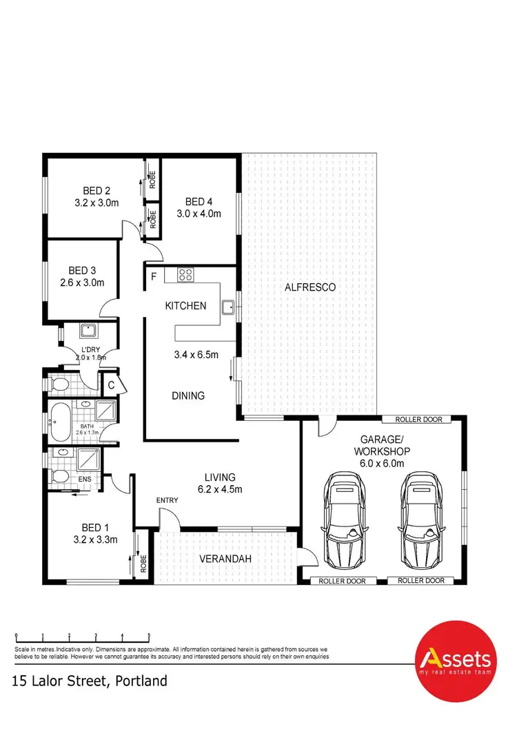 Floorplan of Homely house listing, 15 Lalor Street, Portland VIC 3305