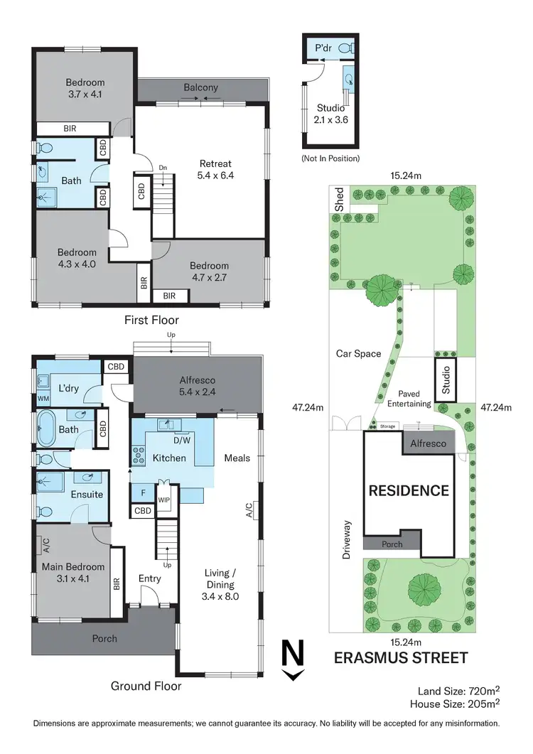 Floorplan of Homely house listing, 44 Erasmus Street, Surrey Hills VIC 3127