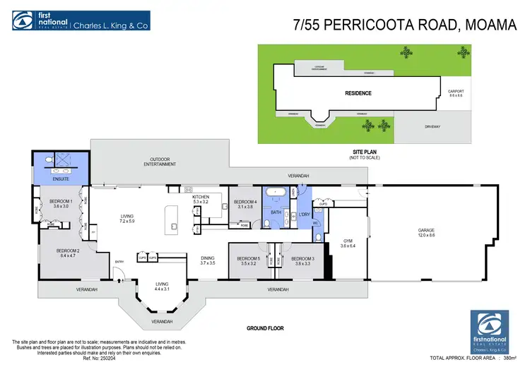 Floorplan of Homely house listing, 55 Perricoota Road, Moama NSW 2731
