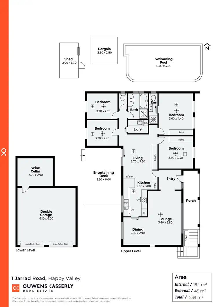 Floorplan of Homely house listing, 1 Jarrad Road, Happy Valley SA 5159
