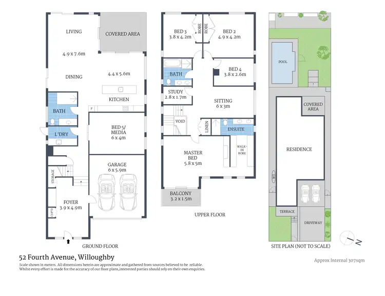 Floorplan of Homely house listing, 52 Fourth Avenue, Willoughby NSW 2068