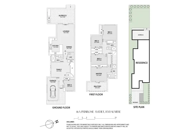Floorplan of Homely semi-detached listing, 46A Primrose Avenue, Rydalmere NSW 2116