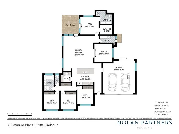 Floorplan of Homely house listing, 7 Platinum Place, Coffs Harbour NSW 2450
