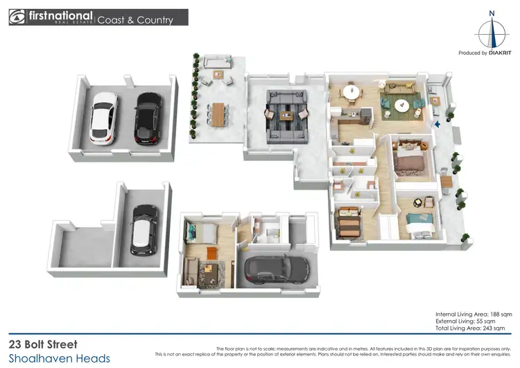 Floorplan of Homely house listing, 23 Bolt Street, Shoalhaven Heads NSW 2535