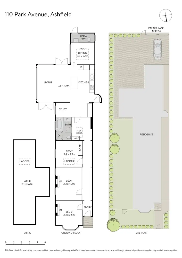 Floorplan of Homely house listing, 110 Park Avenue, Ashfield NSW 2131