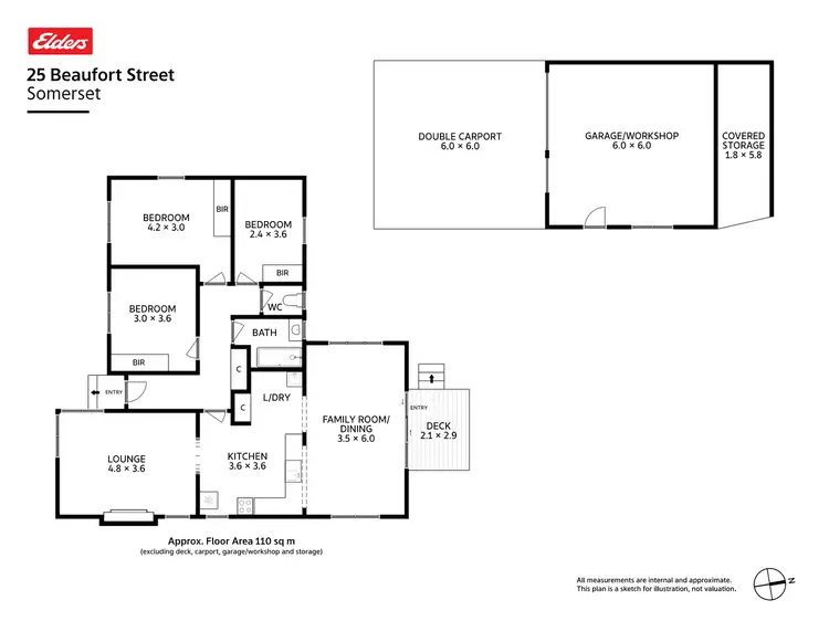 Floorplan of Homely house listing, 25 Beaufort Street, Somerset TAS 7322
