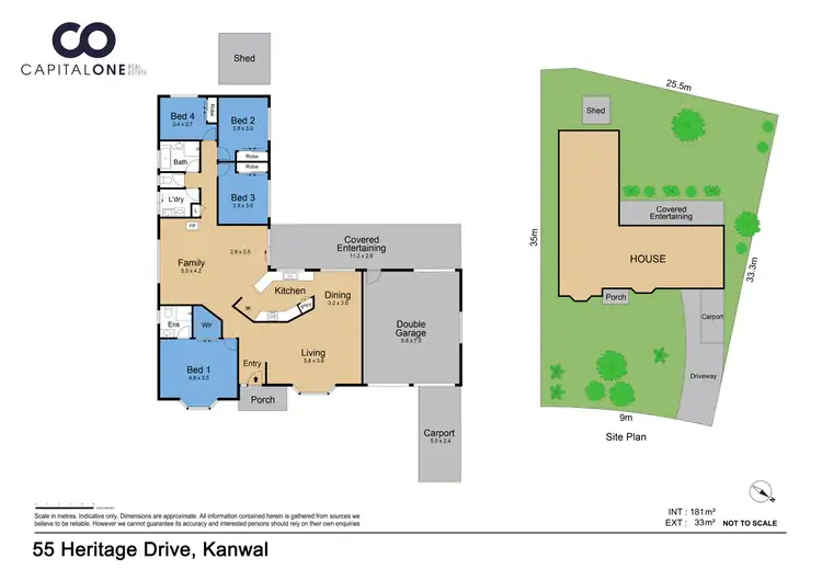 Floorplan of Homely house listing, 55 Heritage Drive, Kanwal NSW 2259