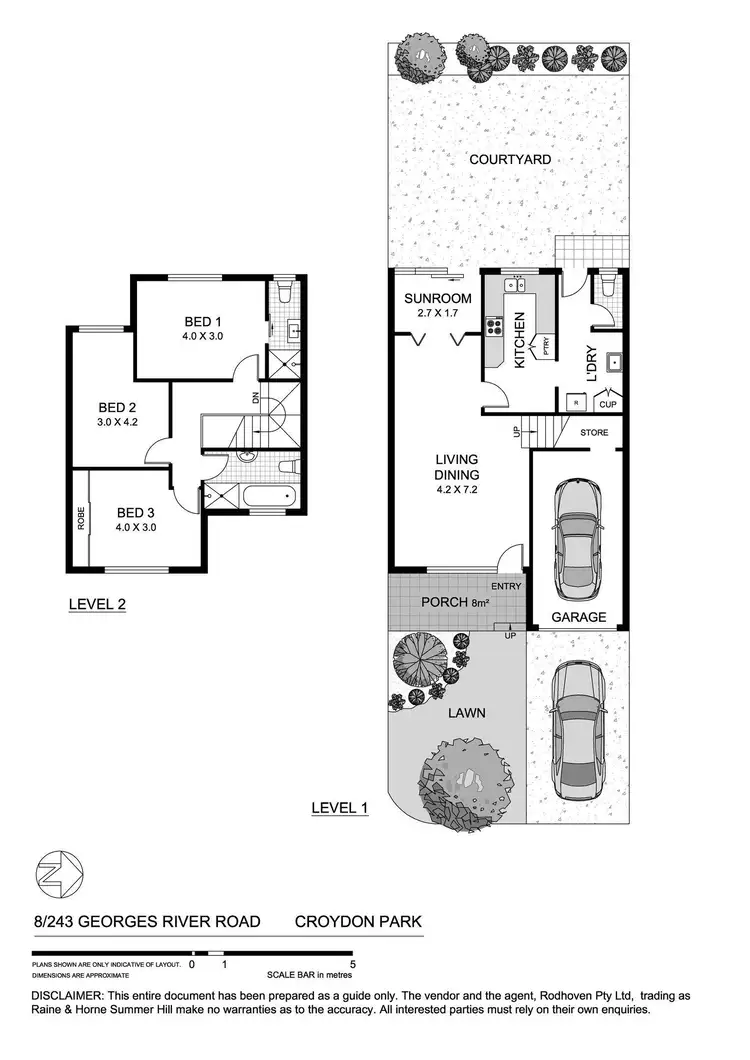 Floorplan of Homely townhouse listing, 8/243 Georges River Road, Croydon Park NSW 2133
