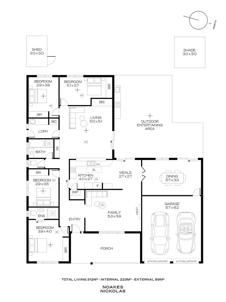 Floorplan of Homely house listing, 12 Mepsted Crescent, Athelstone SA 5076