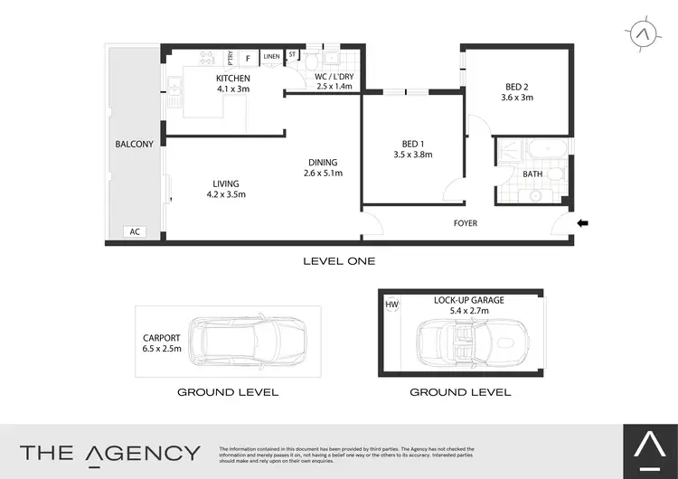 Floorplan of Homely apartment listing, 2/50 St Albans Street, Abbotsford NSW 2046