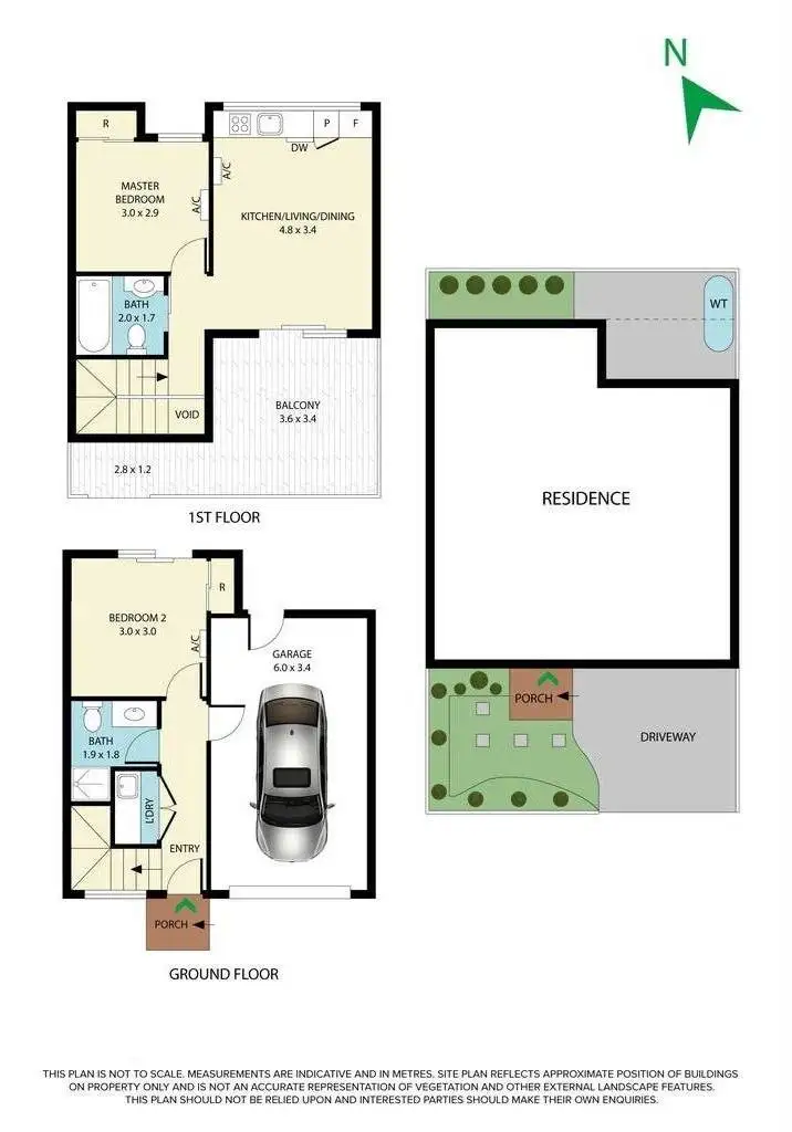 Floorplan of Homely townhouse listing, 10 Rowan Place, Bayswater VIC 3153