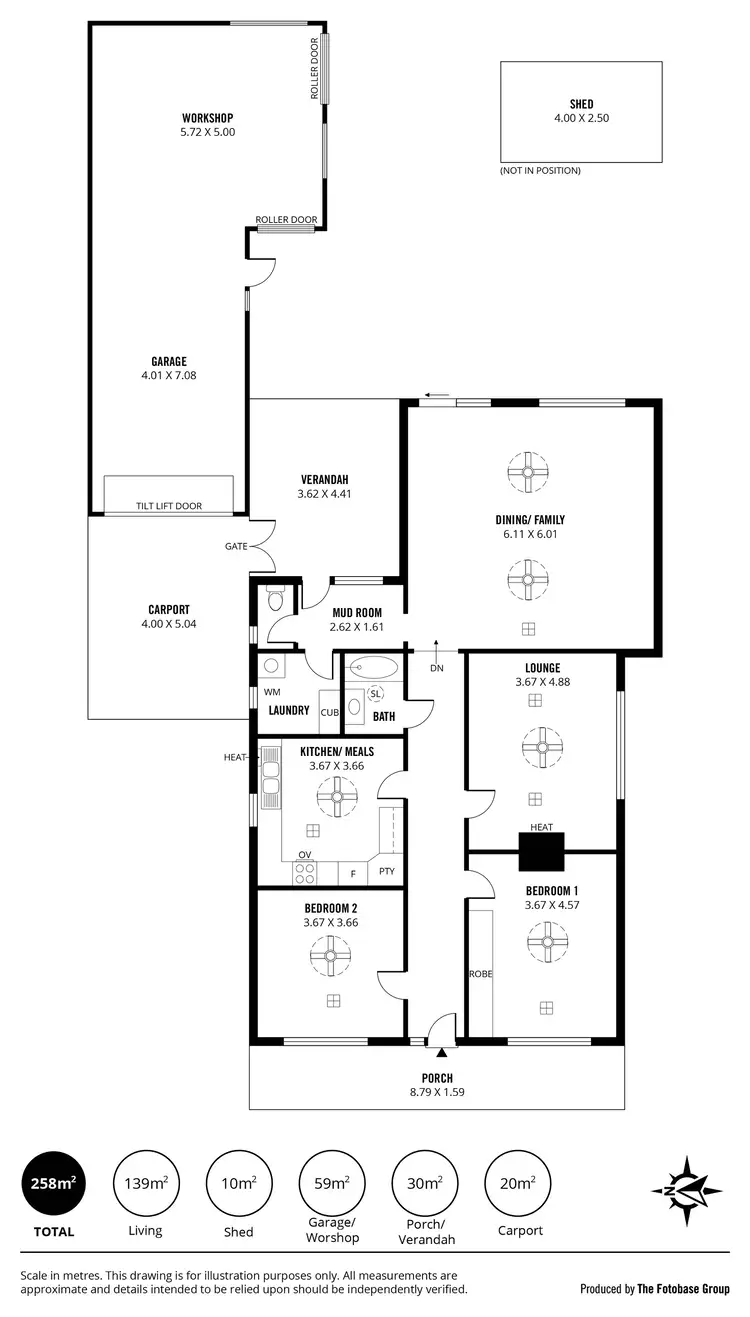 Floorplan of Homely house listing, 6 Frobisher Avenue, Flinders Park SA 5025